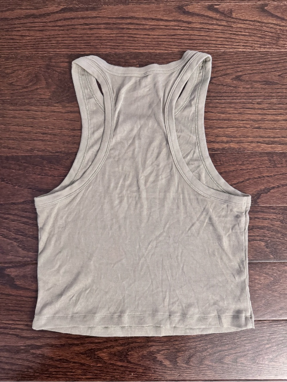 Sunday Best Honor Tank Ribbed High Neck Crop Tank Green Size Medium - Picture 10 of 10